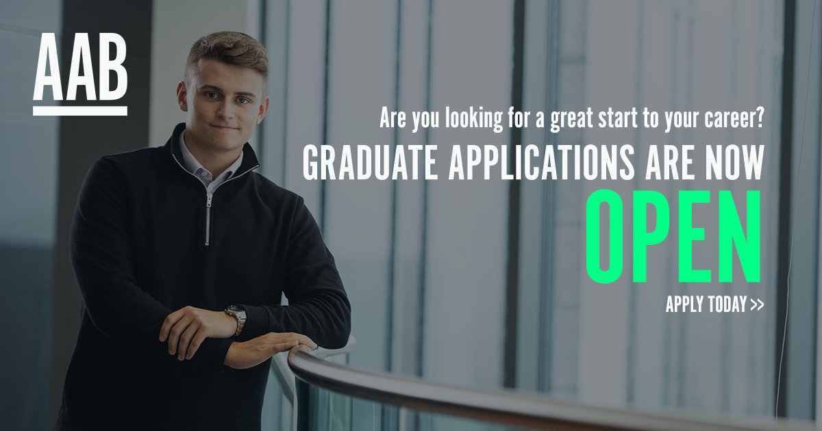 AABGroup_'s tweet photo. Applications for our 2023 Graduate Programme are now open!
If you have recently graduated and are a committed, flexible, enthusiastic, involved professional we want you in our team!
Find out more and apply: https://t.co/J0QZI6OnnE
#graduateopportunities #graduateapplications https://t.co/YkvyMdTorU
