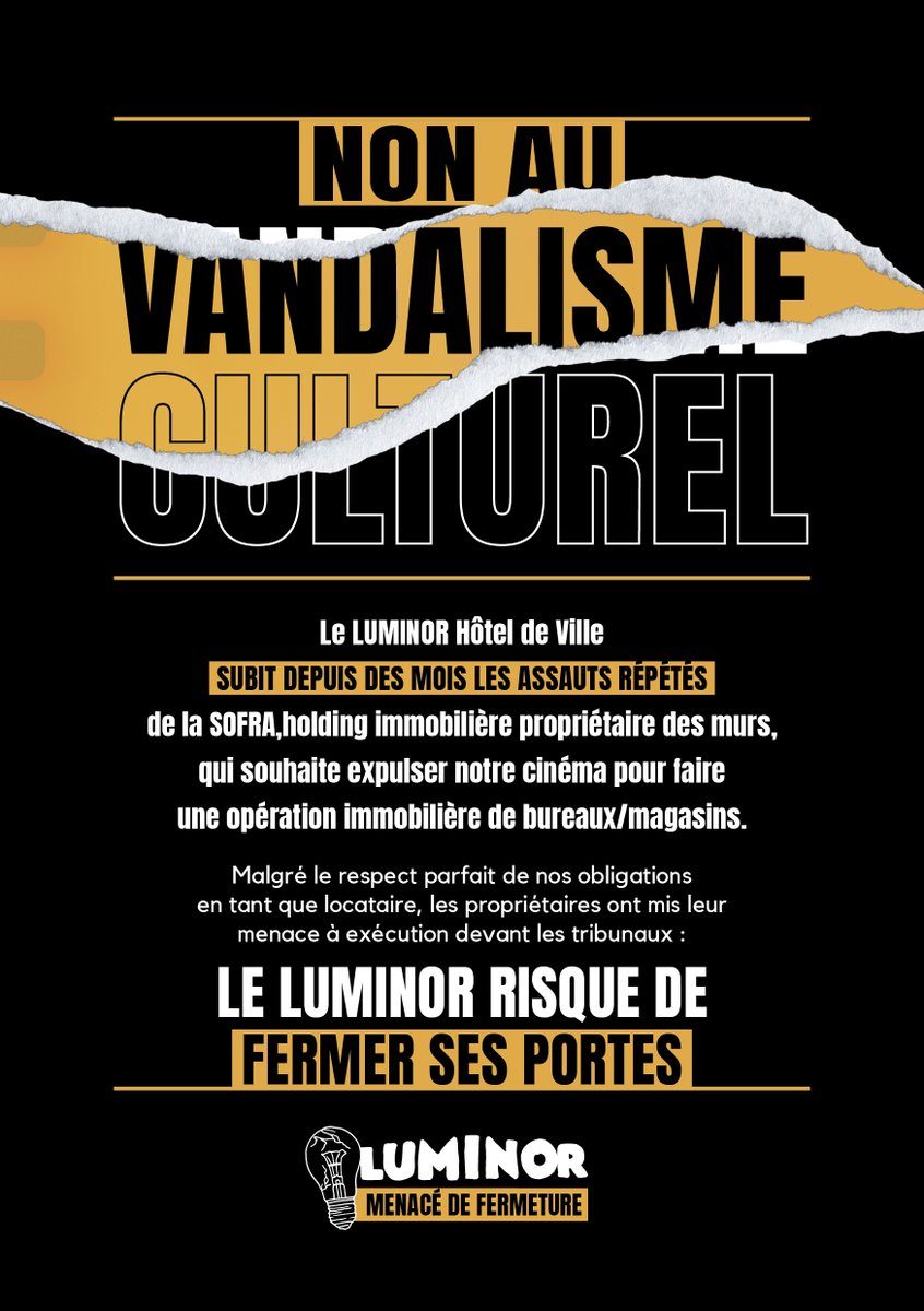 LUMINOR Hôtel de Ville tweet media