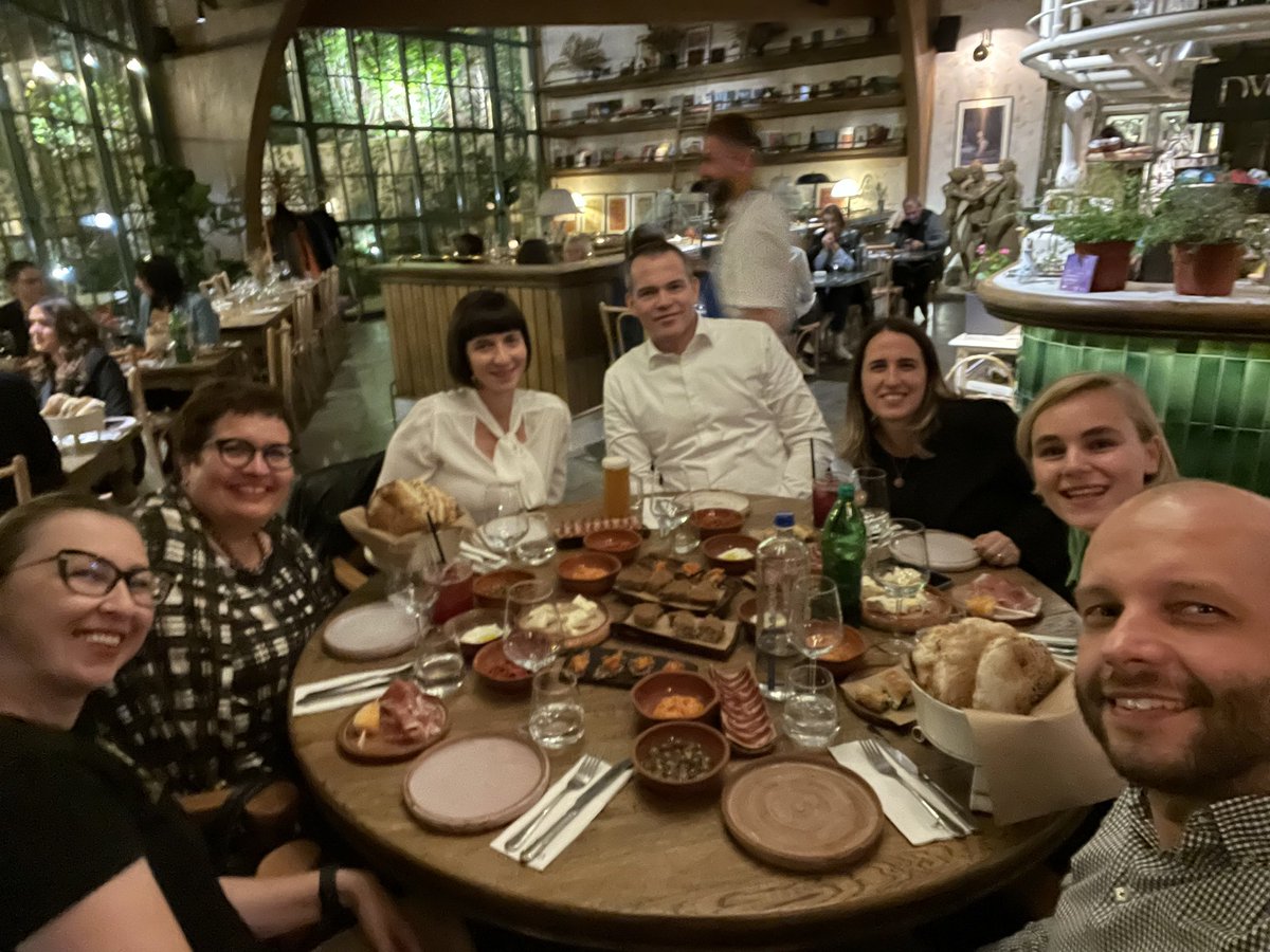 AleksMomirov's tweet photo. The 🇳🇱 @DutchMFA Rule of Law Network goes #Manifesta - thanks to our dear friends and colleagues in buzzing Pristina for hosting us this time, next one’s on one of us 😎 🙏🏽 https://t.co/b59bNqlDaT