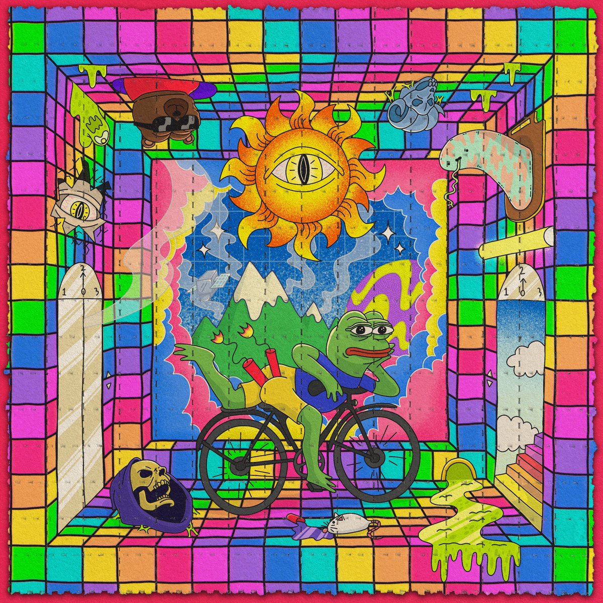 John's Famous Window on LSD Blotter Art
🪟Tribute to <a href="/jjjjjjjjjjohn/">John Karel</a> 's window still lifes🪟

1/1 Auction at <a href="/objktcom/">objkt</a>
 
24h, min bid 30 $XTZ 👅
Link down below ⬇️

⚔️There will be a prize for everyone who join the bid battle⚔️

Thankyou so much for Loves n RTs, have a great day!