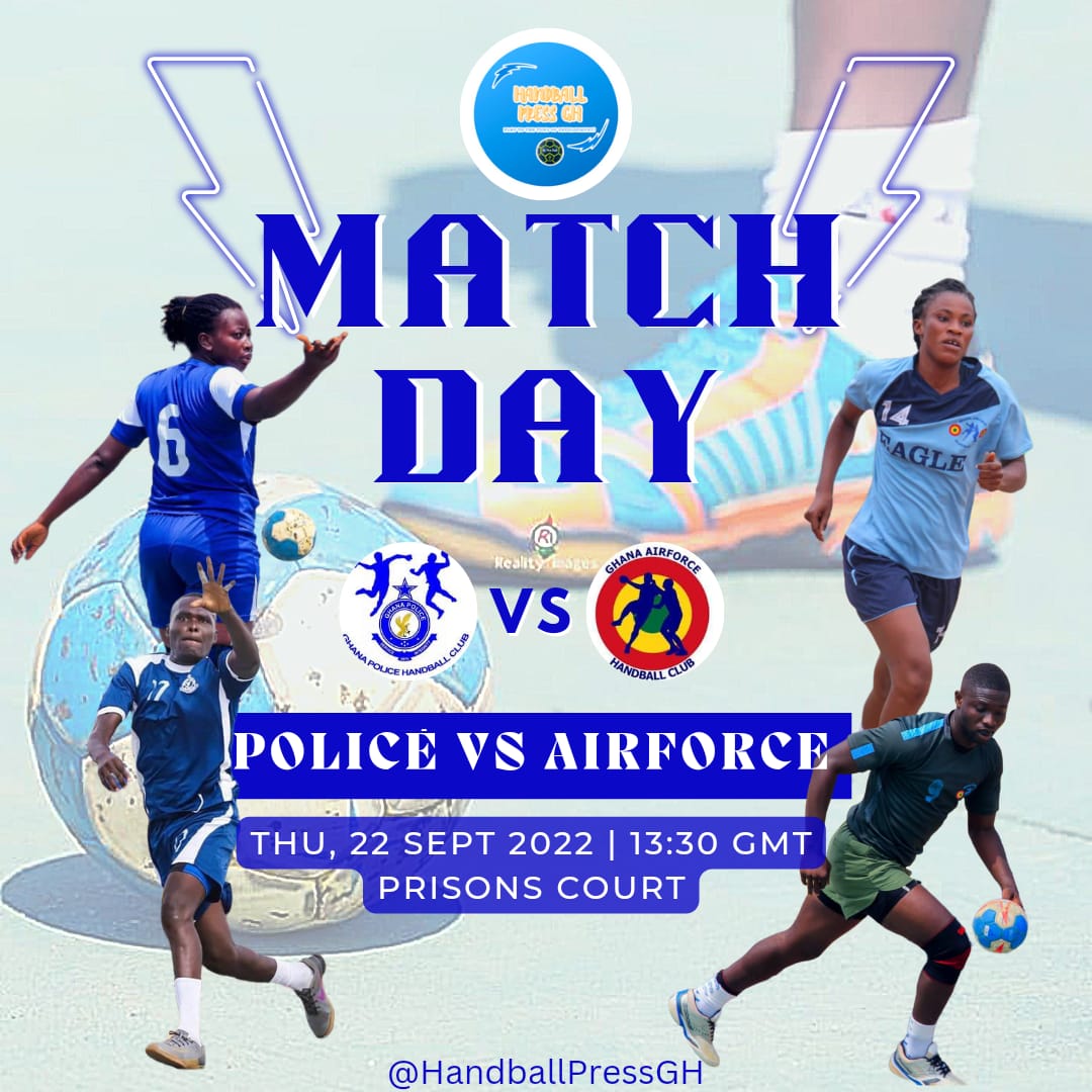 GhHandball's tweet photo. Your Thursday afternoon is sorted!
Police play Air force
π1:30pm
Prisons Complex
@HandballPressGH
@AdwoaKwofie
#PromotingHandball #GAHALeague https://t.co/Ec8qTMKpIh