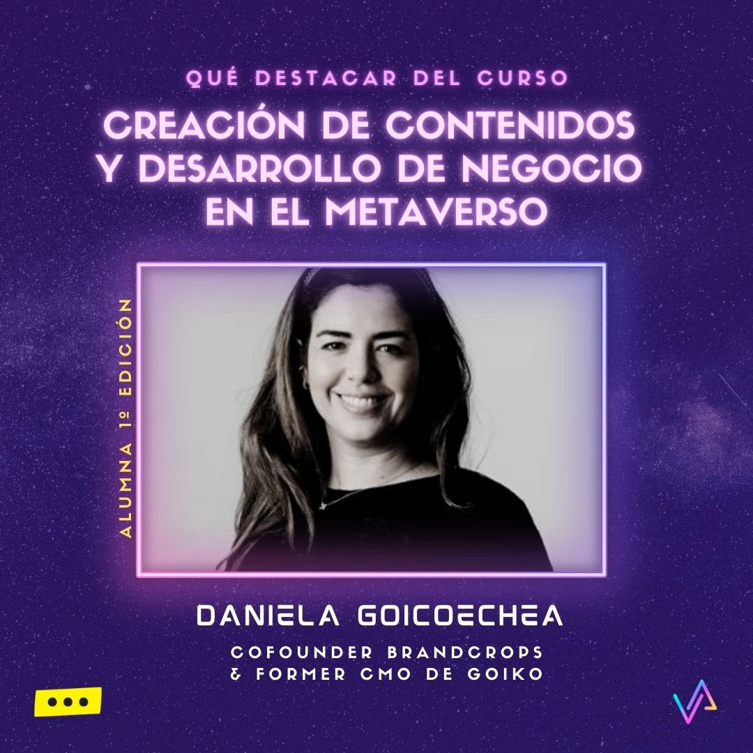 MContentSchool's tweet photo. Hoy tenemos webinar con @goico 💥🤟🏼
Daniela Goicoechea, Cofounder de @brandcrops, Former CMO de @goiko y alumna de la I edición de nuestro curso para el #Metavero, nos contará sus aprendizajes claves.
Te esperamos a las 18:30h (CET) en Instagram Live!!
https://t.co/2cgxRPqUqK https://t.co/nv2R9Axn7P