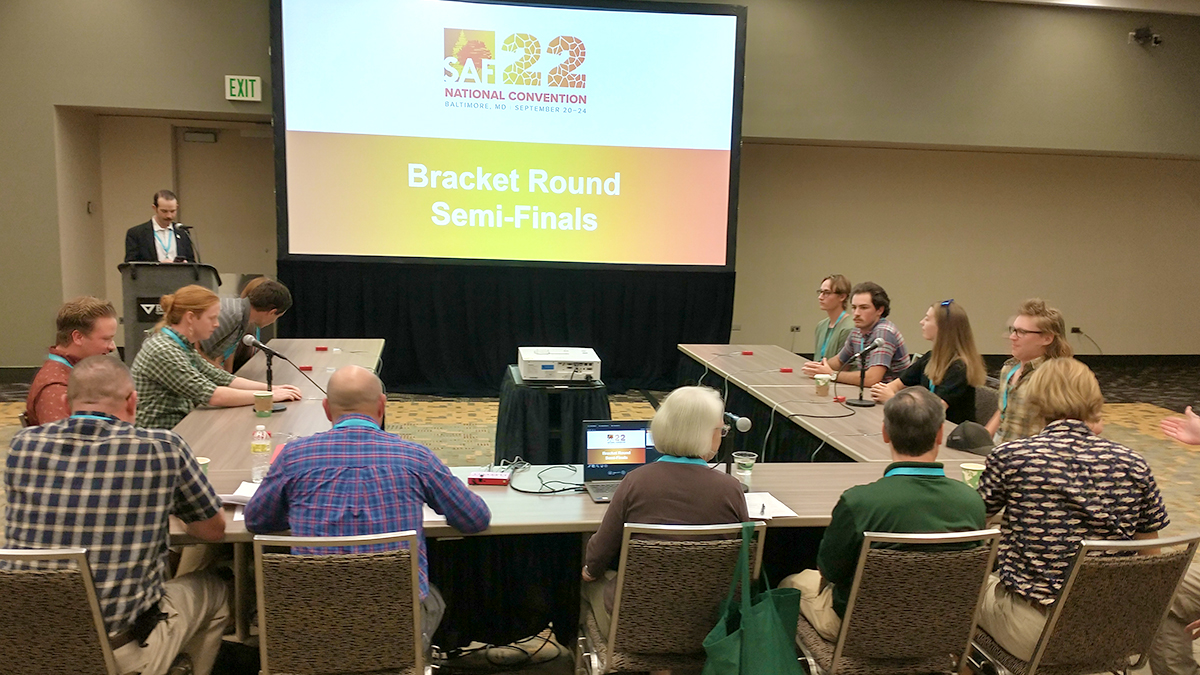 UVM_RSENR's tweet photo. Our Forestry students had another impressive showing at the Society of American Foresters National Quiz Bowl in Baltimore this week. They competed with 32 forestry programs around the country to make the semi-finals! Congratulations #UVMforestry! @foresters #rubensteinexperience https://t.co/OpJm2LSvFy