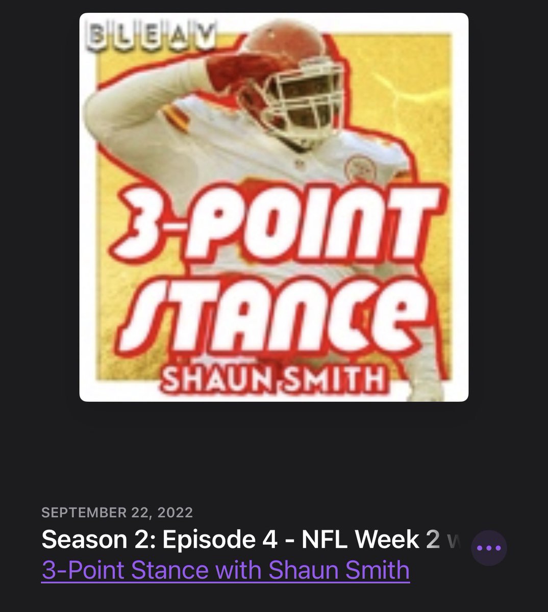 New episode out now!

<a href="/DrewGarrison/">Drew Garrison</a> is struggling after the #Bengals 0-2 start. 

<a href="/autumnsjs90/">shaun smith</a> Talks about how the #ChiefsKingdom is in a better spot with Tyreek Hill gone. 

Week 3 predictions with guest picker John Smith. 

bleav.com/shows/3-point-…