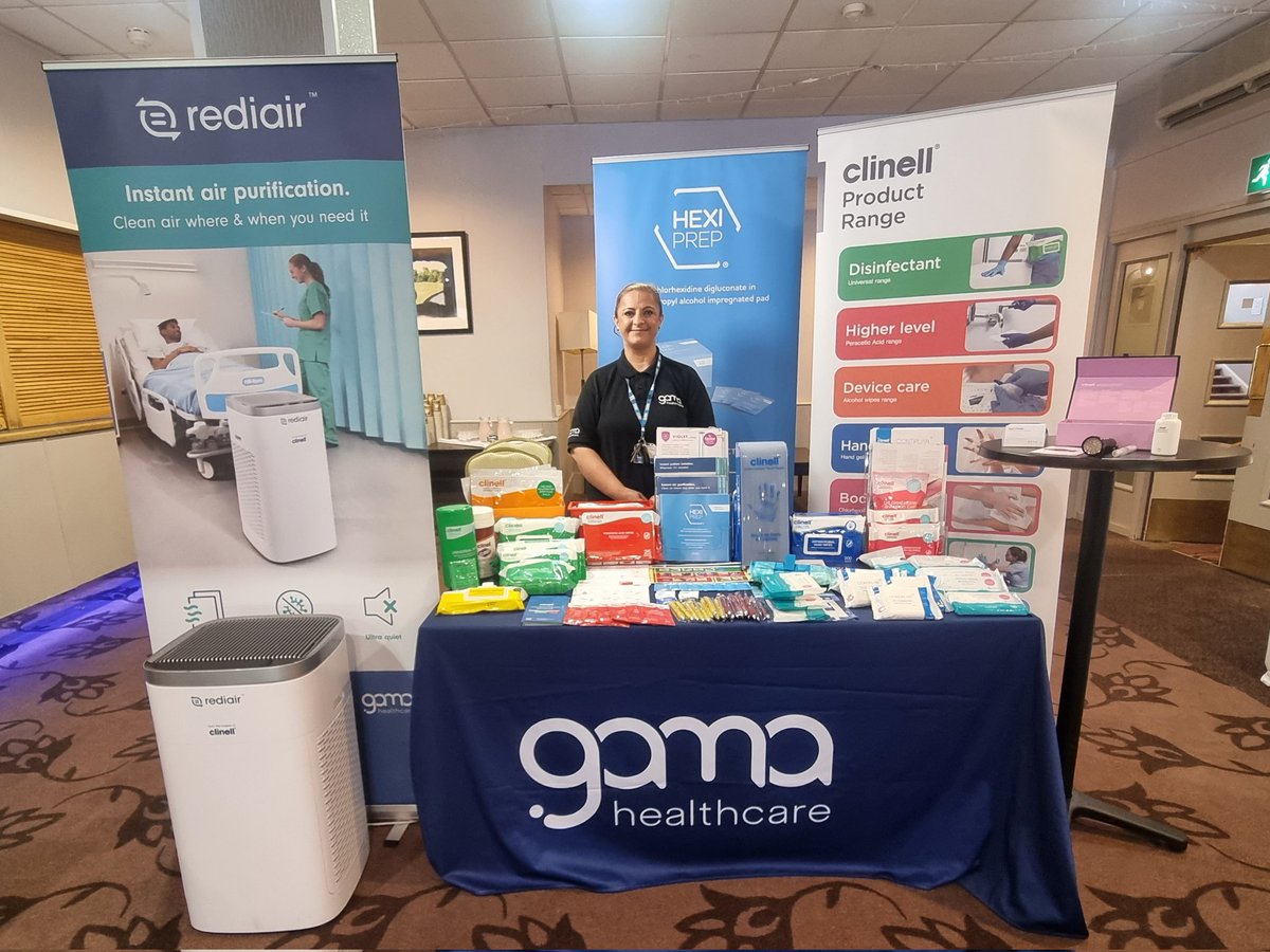 Sophie_Otenaike's tweet photo. Come to our stand at the Kent and Medway NHS and Social Care Partnership Trust Infection Prevention and Control Conference in Maidstone. #gamahealthcare #clinell #contiplan #waterlessbedbathingwipes #rediair #universal #peraceticacidewipes GAMA Healthcare Ltd https://t.co/wHzClFyGiI