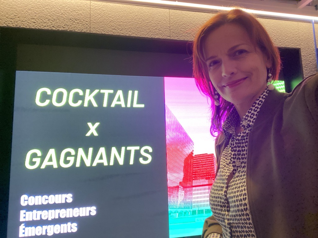 Anne Isabelle Roussy proudly represented AYE3D, this Tuesday, at the #EmergingEntrepreneurs cocktail presented by @C2International
"I am delighted to have been able to discuss with the other winners and see the variety of startups that are emerging in Quebec!"
Thank you to #C2Mtl