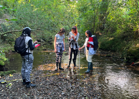 SJC_Geography's tweet photo. #SJCR16 enjoyed their day collecting data for their fieldwork along the River Illston in the Gower https://t.co/RnxLLmUfHW