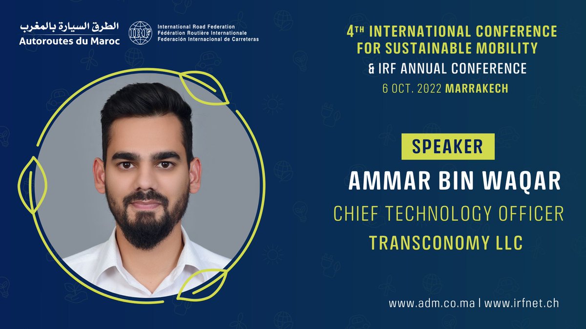 transconomy's tweet photo. We are proud to be among the finalists for the 2022 IRF Start-up Label (@irfgtkp). The competition identifies cutting-edge solutions that promote its primary goals. CTO Transconomy will present the market vision of the company.
https://t.co/VvQsk4VXlW
#IRFAnnualConference2022 https://t.co/7gIQCeQbdz
