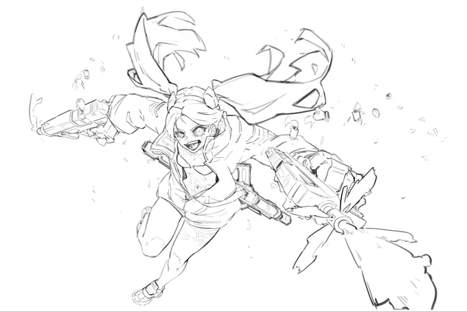 Wip cleanup fanart sketch
Rebecca is best girl 
#edgerunners #CyberpunkEdgerunners 