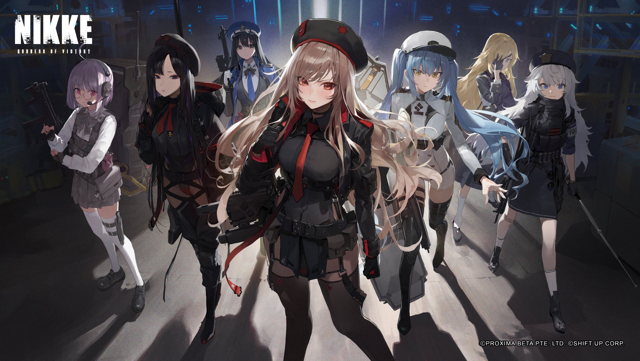 公式 勝利の女神 Nikke 好評配信中 イラスト紹介 モ誰先生 Jeonghee1414 から エリシオンの日常を描いた素敵なイラストが届きました なにやら 武器格納庫の前にニケたちが集まって来ました 出撃準備が整い いよいよ戦闘に出発するようです