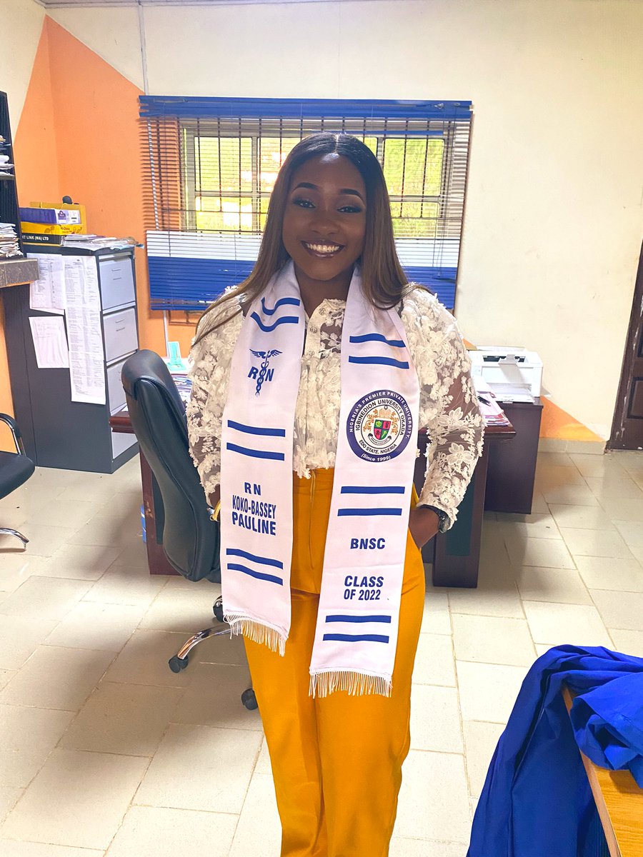 _kokobee's tweet photo. Yesterday I was inducted into the Nursing profession and the journey wasn’t easy but God did it.🙏🏾🙏🏾🙏🏾 #nurse #induction #handsthatcare  #akwaibomfinest https://t.co/wKDLEC0wQP
