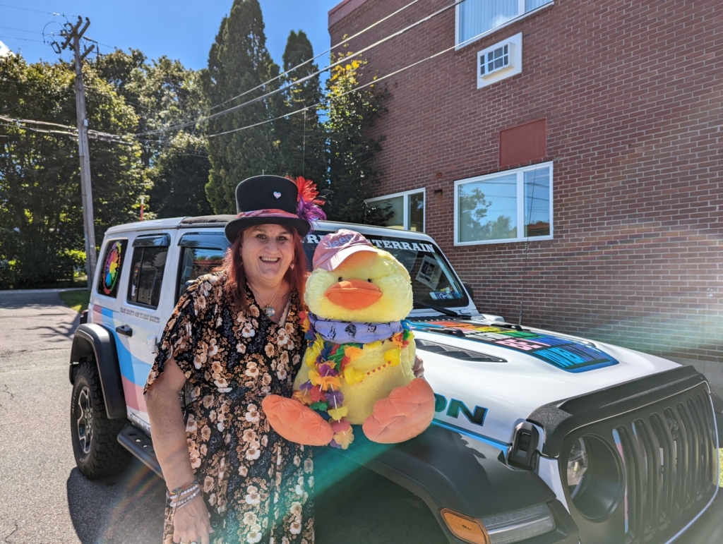 VStv_ME's tweet photo. Trans woman offers message of inclusion aimed at saving lives https://t.co/N02V0EVOzL https://t.co/bBnezkCxli
