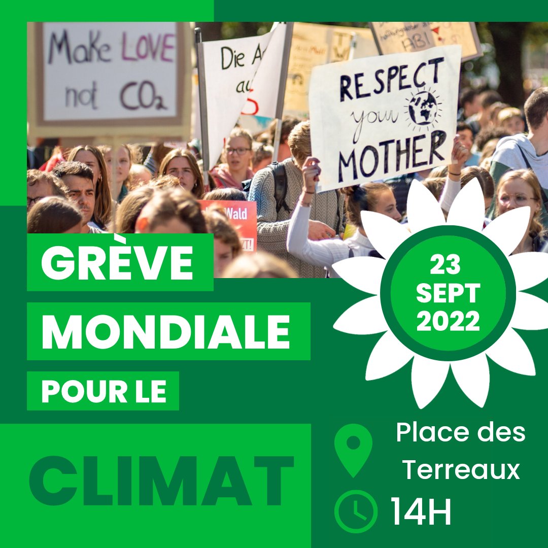 MC_Garin's tweet photo. Venez avec nous ✊ !
⏰Quand ? à 14h, le vendredi 23 septembre
📍Où ? Place des Terreaux, à Lyon
#PeopleNotProfit #JusticeClimatique #GenerationClimat #GreveClimat #MarcheClimat #GrevePourLeClimat #ClimateJustice #GreveMondialPourLeFutur #FridaysForFuture https://t.co/3qvuG5Hghx