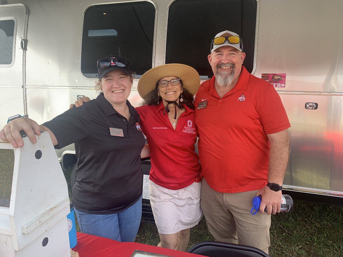KPWinslow's tweet photo. Our Extension Pubs Team! And don’t forget THE BUG MOBILE with @OSUEntomology… or our Turfgrass tent (@OSU_HortCropSci) and Ag Crops Team! And us!!!! (@CFAES_KX) ALL OF MY FAVS!! We turned the heat down just for you. We’re here til 4, but come sooner ❤️ @OhioStateFSR #fsr22 https://t.co/tlWSVdiWsZ