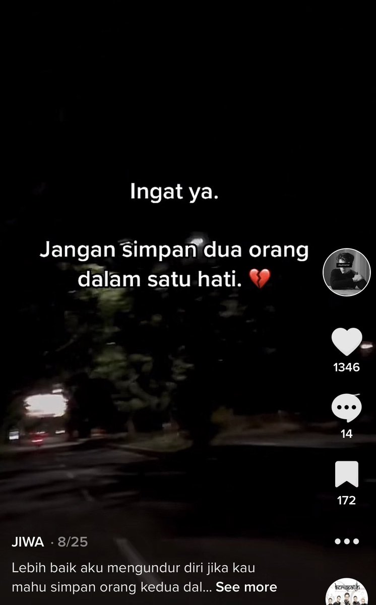 MustaqimJiwa's tweet photo. Jangan simpan dua orang dalam satu hati. https://t.co/WALGrKfKIy