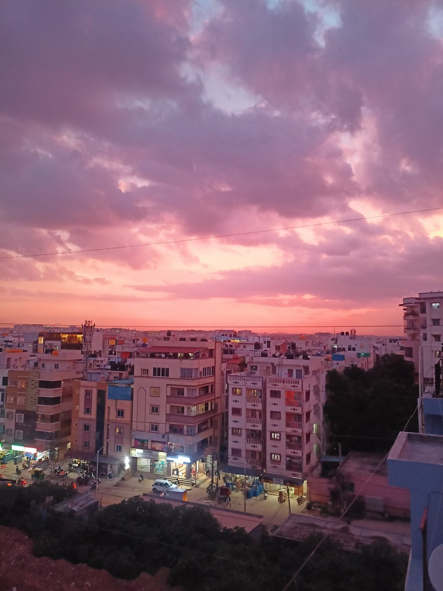 Bangalore has the best sunsets. Period.