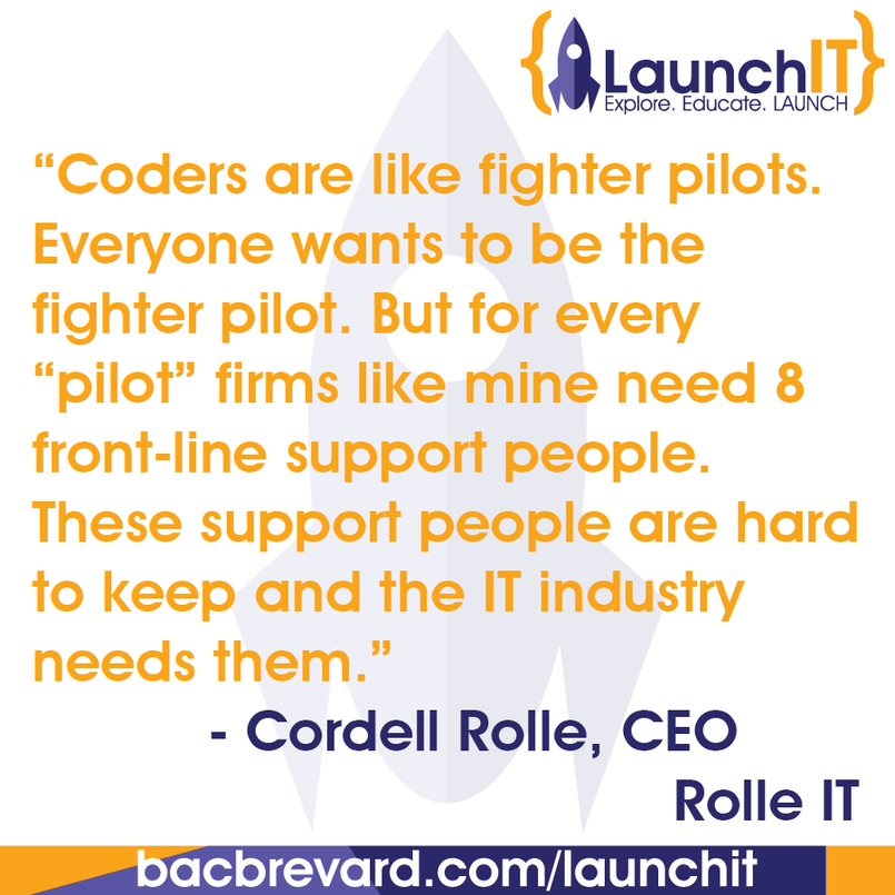 BACEmploy's tweet image. #NationalCodingWeek BAC's newest program, #LaunchIT, offers TWO Technical Tracks for Veterans and Adults with Disabilities to explore, educate and launch a career in the IT Field. 

LaunchIT: Two Technical Tracks vimeo.com/502337412 

#CodecraftWorks 
#EmployEmpowerAchieve