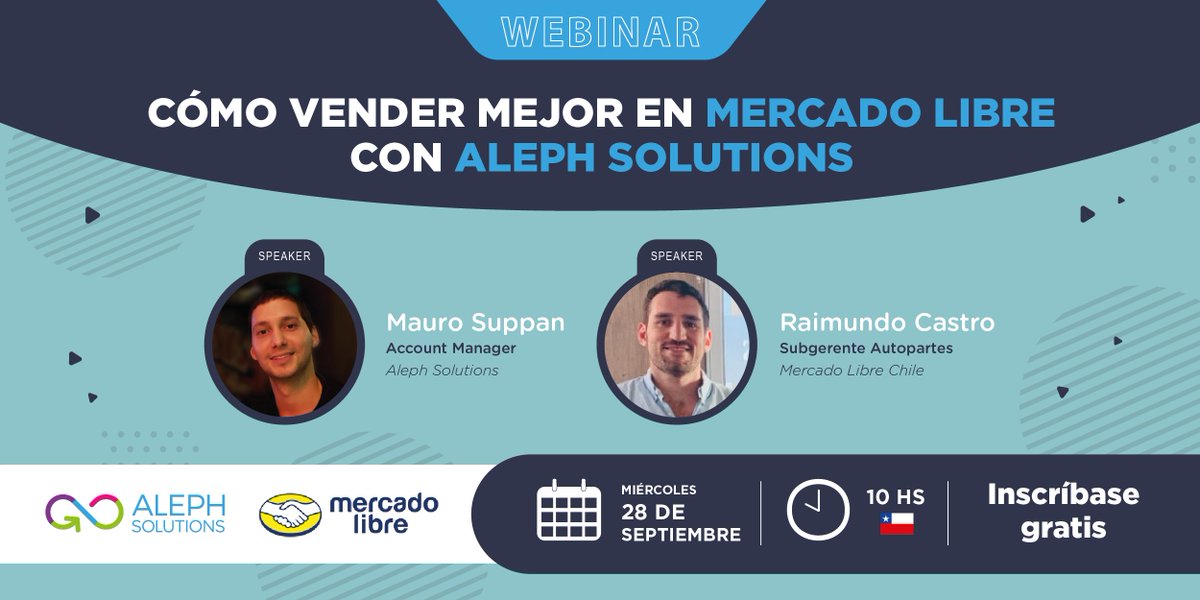 somos_alephee's tweet photo. 📢¡Atención CHILE! Preparamos un webinar exclusivo para la industria de autopartes. 

Los esperamos el próximo 28 de septiembre a las 10 AM . Inscribite https://t.co/HYUcjGi4Jo

#alephsolutions #ecommerce #catalogosdigitales #webinar #comercioelectronico https://t.co/qDZPnxZYy1