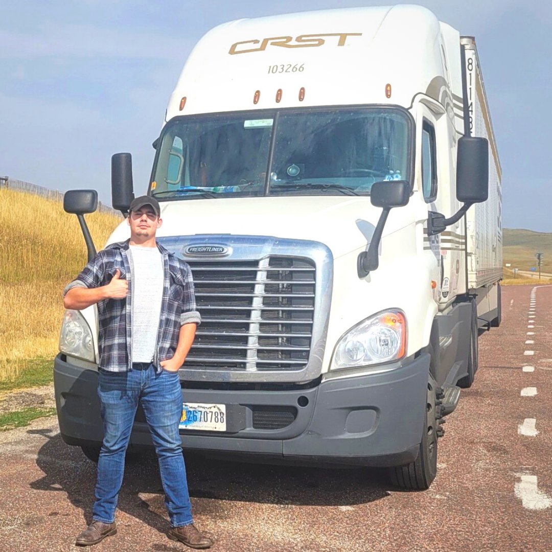 CRSTcareers's tweet photo. We want to wish good luck to Talon and his family today in the selection of the finalist for the Transition Trucking: Driving for Excellence Award program.
This is an astounding recognition - Congratulations Talon!
#CRST #CRSTProud #HOH #FastPort #VeteransInTrucking https://t.co/UBvbpzoznE