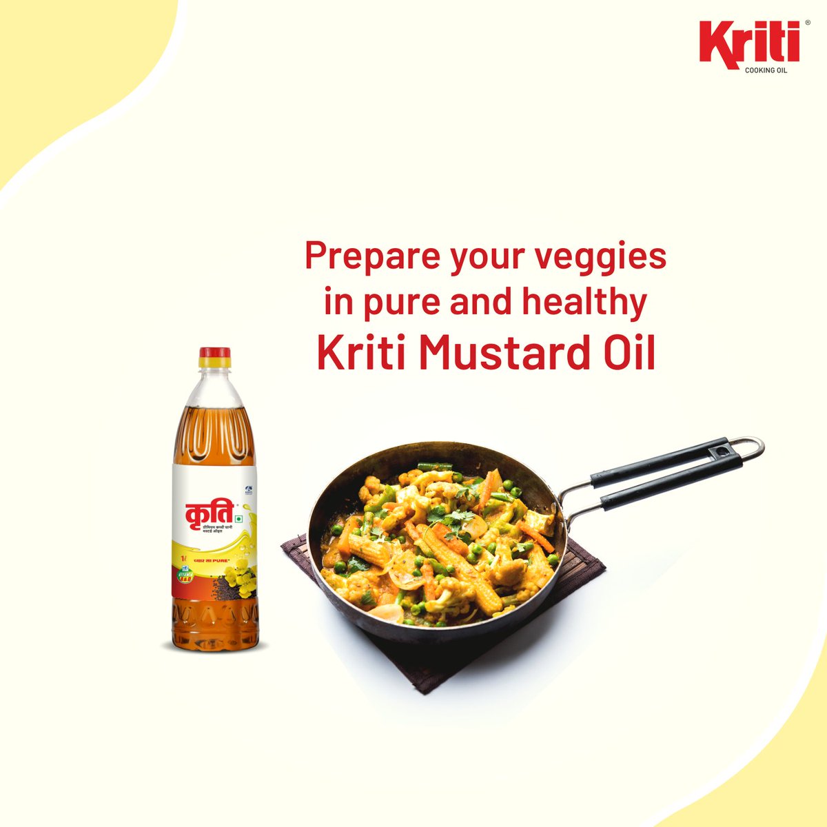 KritiRefinedOil's tweet photo. Purity, high pungency, strong aroma and numerous health-benefits make #KritiMustardOil , the right choice to cook your veggies!
#KritiCookingOil
__
#KritiRefinedOil #KRO #KritiOil #PyaarSaPure #SoyabeanOil #SunflowerOil #GroundnutOil https://t.co/wBszuslVrA