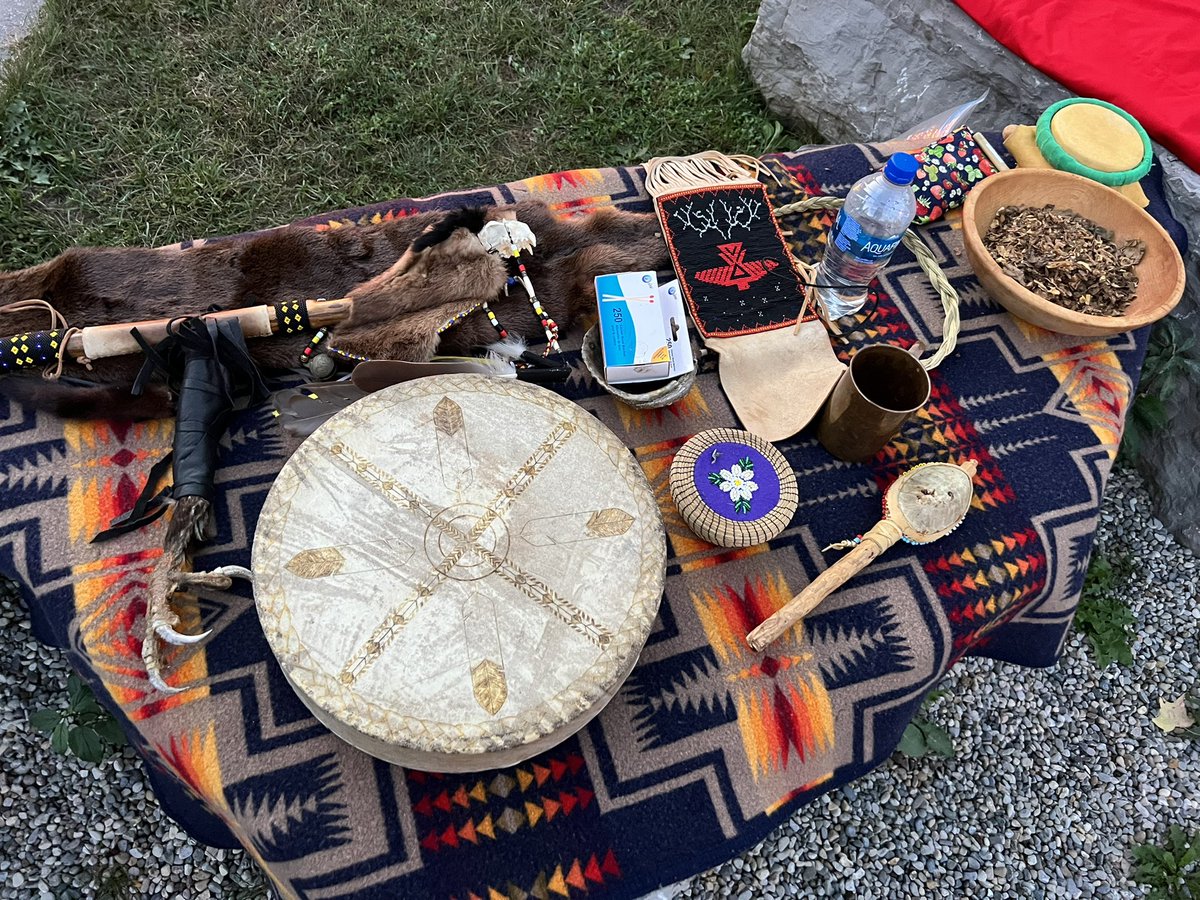 running_calm's tweet photo. I was fortunate to experience a Sunrise Ceremony this morning at the Ceremonial Fire Grounds at United College with our #UWaterloo community. #grateful #UWaterlooProud https://t.co/JmZqXieajU