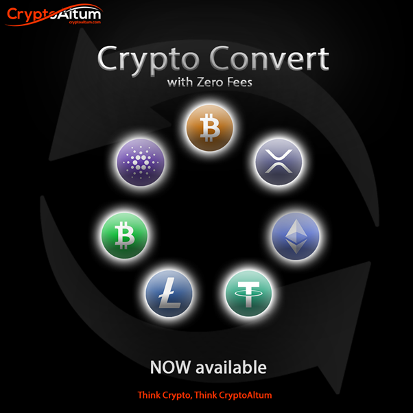 CryptoAltum's tweet photo. #CryptoAltum users can now convert their cryptos, with ZERO fees
➡️https://t.co/G9xjy34wL5
Convert between #bitcoin, #ethereum, #cardano, #litecoin, #bitcoincash, #ripple and #tether https://t.co/P1EruSmHxE