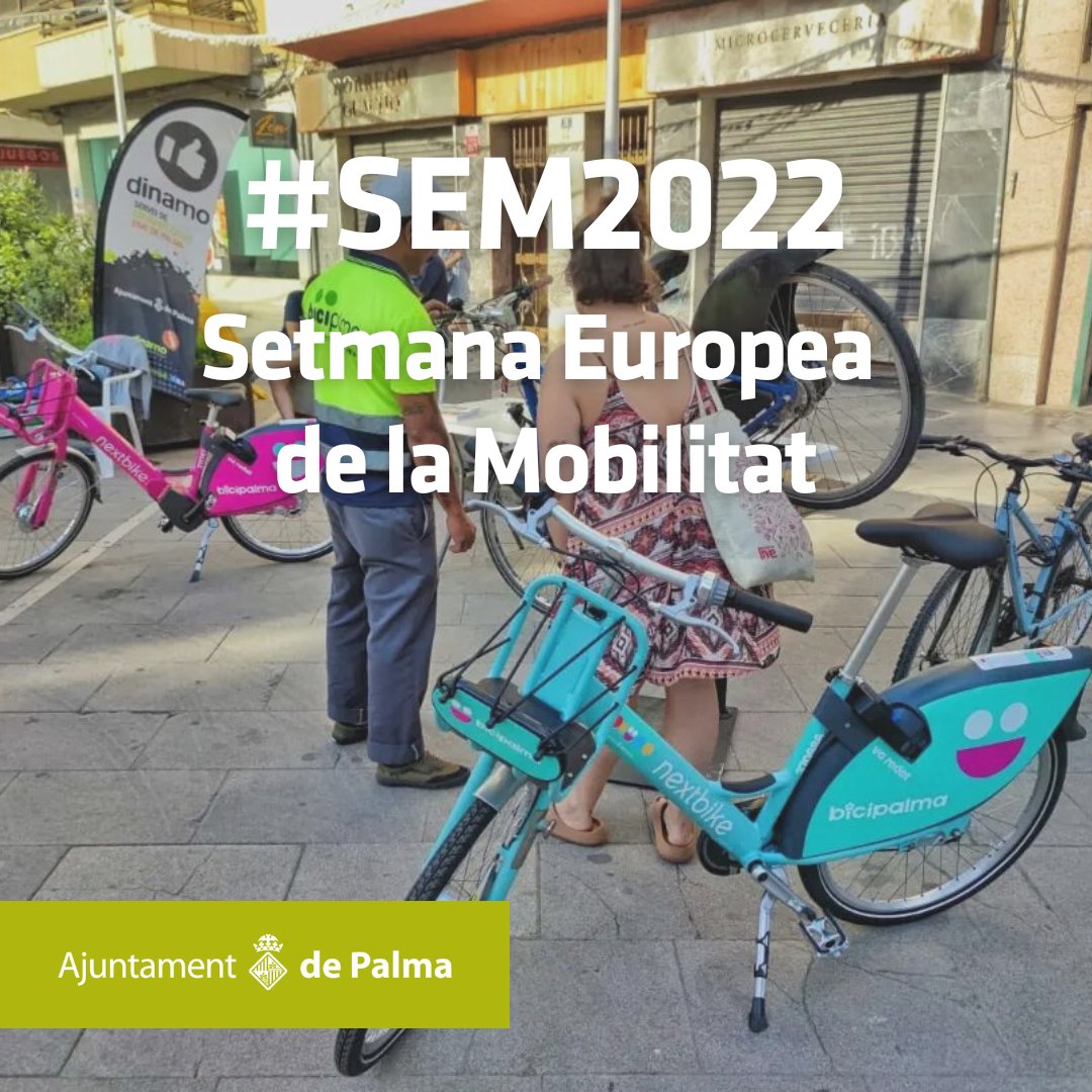 ajuntpalma's tweet photo. 📸 Fotografies de la #SetmanaEuropeadelaMobilitat
✅ Activitats com #ParkingDay, #RutesSaludable, #DiaEuropeuSenseCotxes, #Museubus o #Rodabarris
🗓️ Fins al 1/10
🗣️ Descobreix-les totes a: https://t.co/Fc2FLx8yMi
#SEM2022 https://t.co/HU8mcvhAbb
