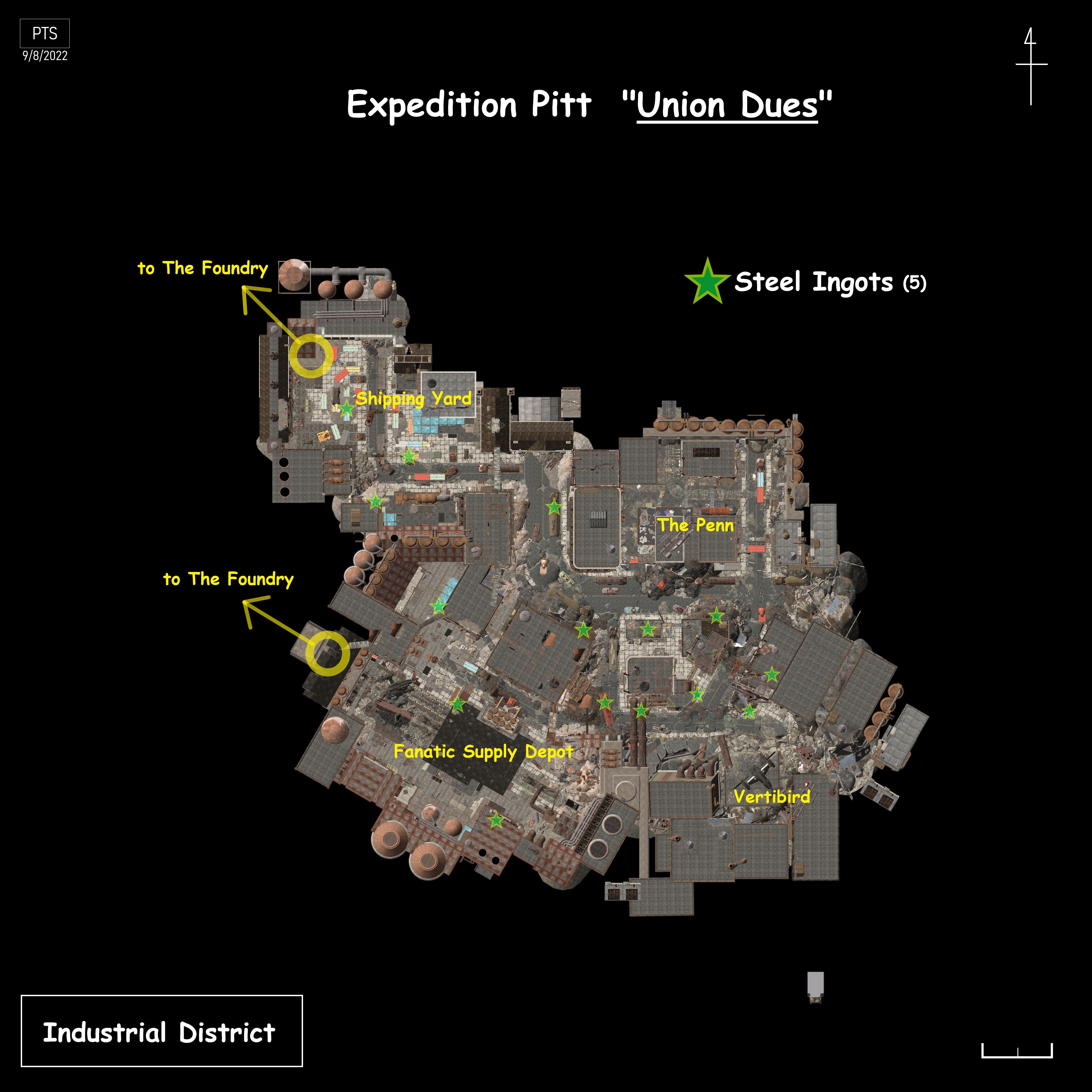 Map - The Steelyard, Maps - Fallout 3: The Pitt Game Guide