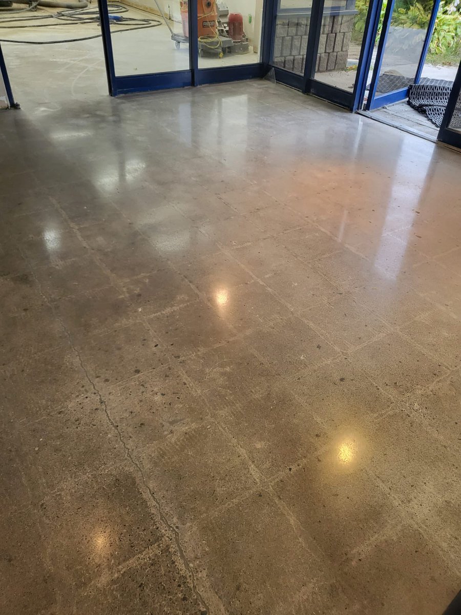 TCFloorsTO's tweet photo. Polished Floors - Transformation of an office studio in the GTA #polishing #concrete #construction https://t.co/fXw7PZYcDY