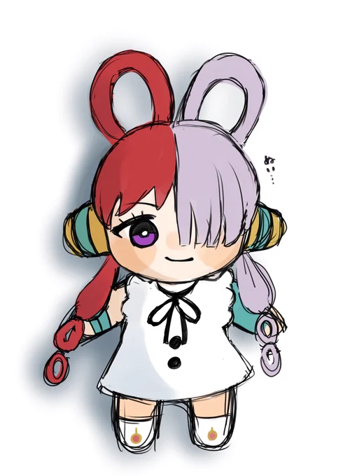 ウタちゃんぬい落書き 