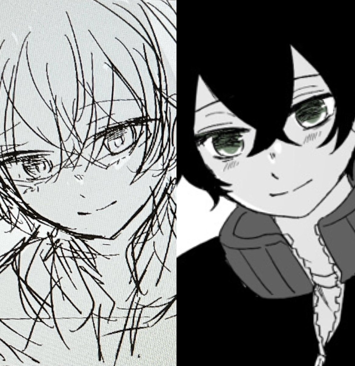 これはフリート
ガサガサで荒いけど雰囲気とかは下書き(ラフ)の方がいいのでは?ていつも思う 