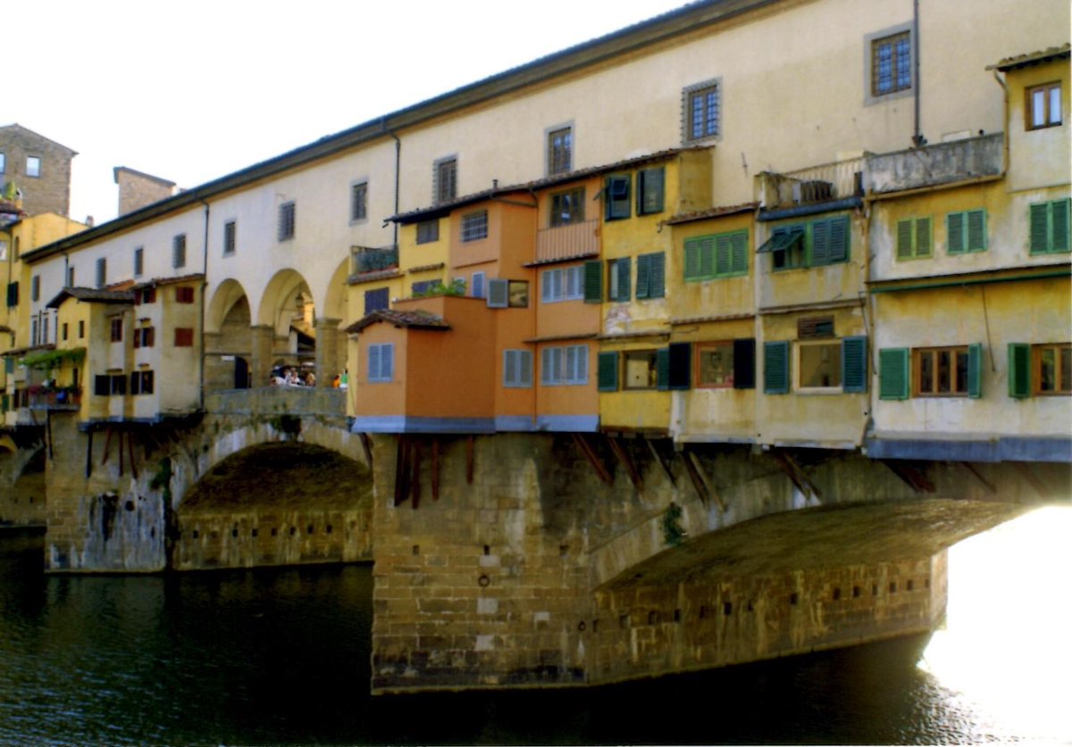 イタリア🇮🇹フィレンツェ。ヴェッキオ橋