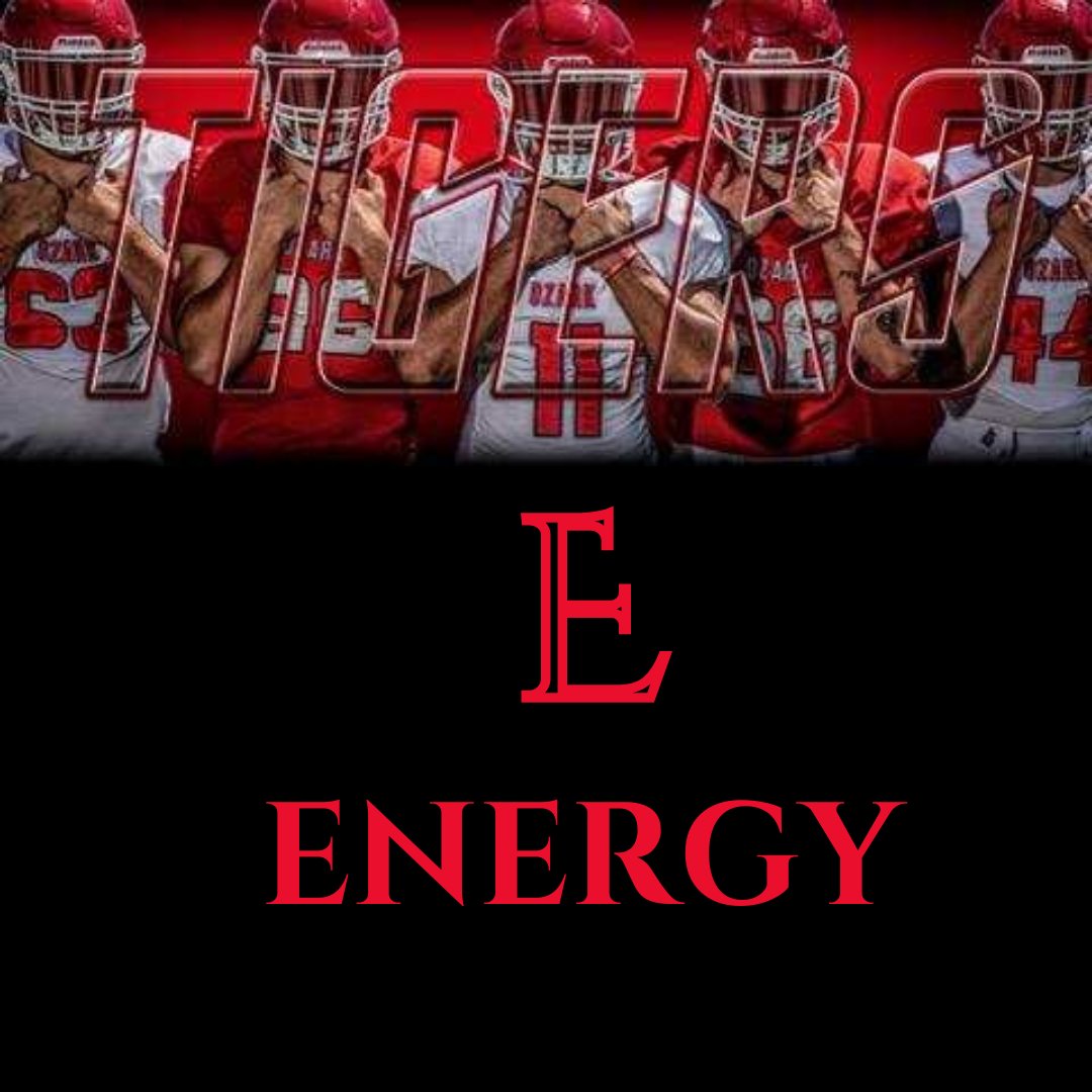 What it means to be TIGERS. The E is for ENERGY
