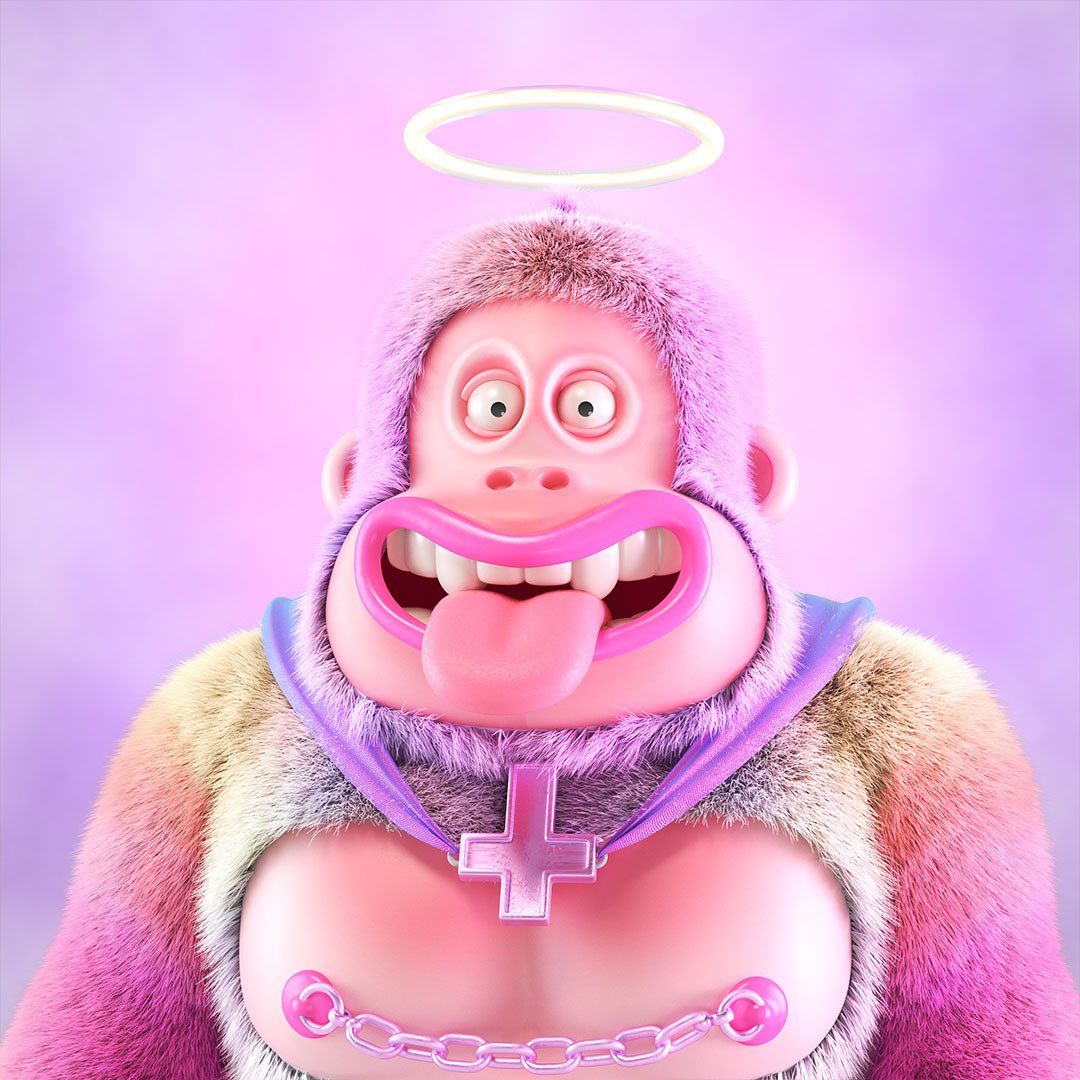 KimStephanie__'s tweet photo. @TheCryptoTulip My favorite project so far by @GoingApe_io #NFT 😝😝😝 https://t.co/htRaCoBhpS
