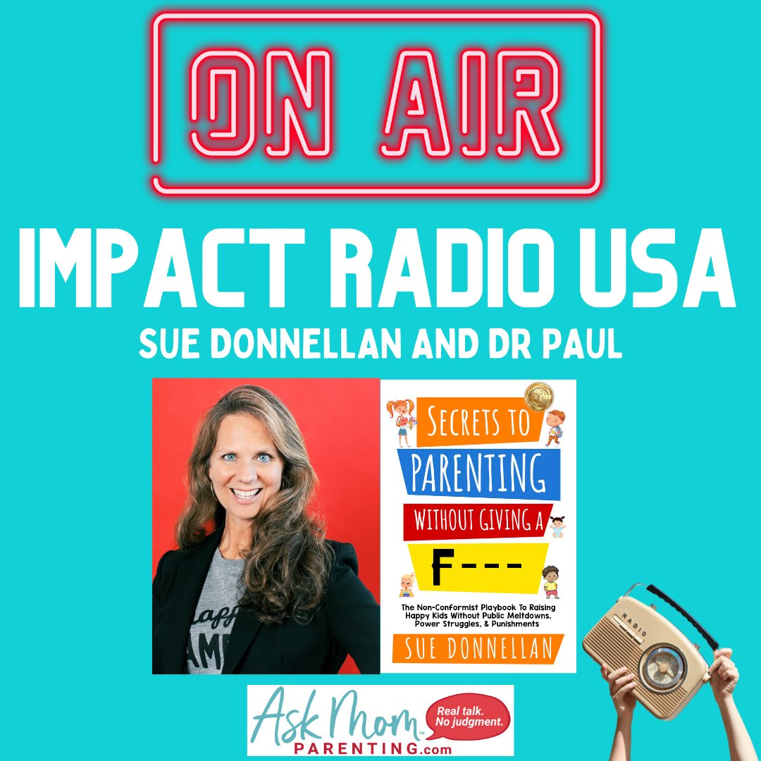 Sue_Donnellan's tweet photo. I had a lovely chat with Dr Paul on Impact Radio USA (link below), discussing my book and some parenting tips and solutions!
https://t.co/BpBW8YUcUk

#secretstoparentingwithoutgivingaf #askmomparenting #radioshow 

Visit https://t.co/v2Elgrz1aY to listen to more episodes! https://t.co/U5pmI7WfDN