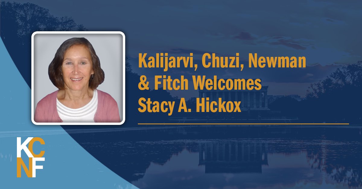 KCNFDC's tweet image. We're pleased to welcome Stacy A. Hickox to the firm as Counsel. A highly respected figure in #laborlaw and #employmentlaw, and #civilrights advocate, Stacy focuses her practice on discrimination, retaliation, and disciplinary issues facing #employees.

kcnfdc.com/news/kalijarvi…