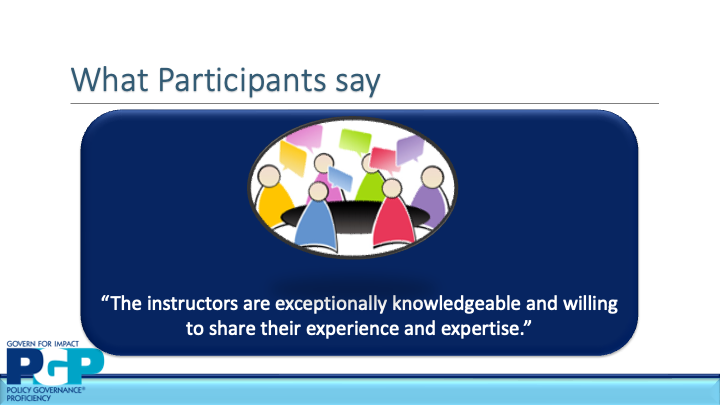 governforimpact's tweet photo. Hurry up! Policy Governance® Proficiency Program registration closing soon!

Improve your knowledge and skills on the Policy #Governance system. The PGP program is delivered online, 7 webinars through May 2023, starting Oct 1. 
https://t.co/ZVRIiiroIL

#boardgovernance https://t.co/DXXU0rKjob