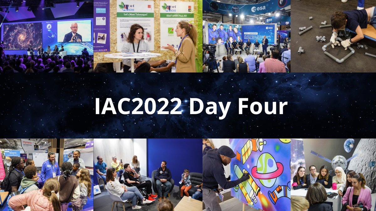 Day 4 of #IAC2022 was our Science & #Academic Day and Public Day.

It was so #amazing to be able to welcome the #younger generation of space players to help them #learn and explore #space! @CNES @IAFAstro @K.I.T. Group France