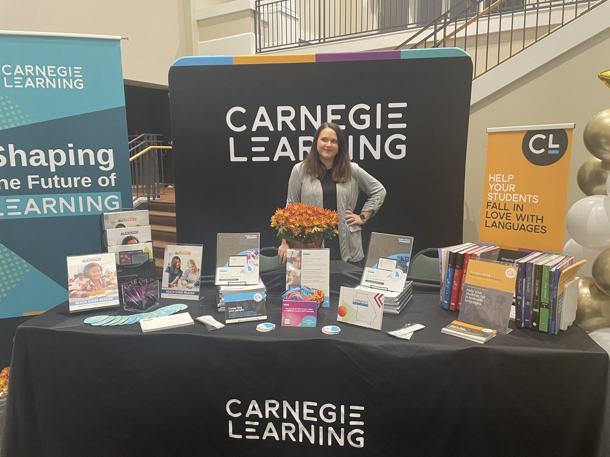 AnitaSprayberry's tweet photo. New @carnegielearn GA MATHbook is ready!! Stop by to see @AmandaCreswell2 for samples! #GACIS2022 #longlivemath https://t.co/DJQIWoXbJf