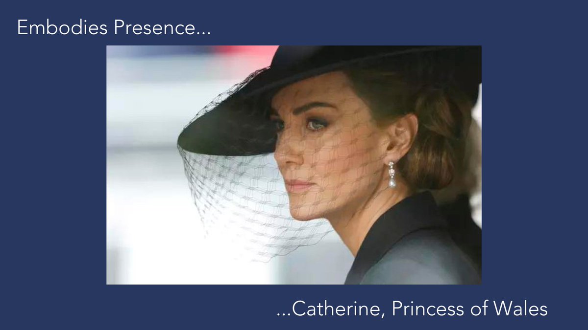 Catherine,  Princess of Wales has the ability to keep us watching even when she is not speaking or communicating.  That is PRESENCE.#presence #bepresent #audienceengagement #publicspeaking