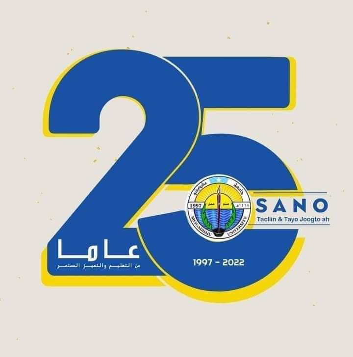 kariim7528's tweet photo. Hanbalyo, Jamacada Mogadishu University  جامعة مقديشو!
 Oo dabaaldegtay Rubacqarnigii kaso waregay Aasaskeeda. 
25 sano oo tacliin iyo tayo joogto ah.
#MU25thAnniversary
 #MU25 https://t.co/T4VM7wtfim