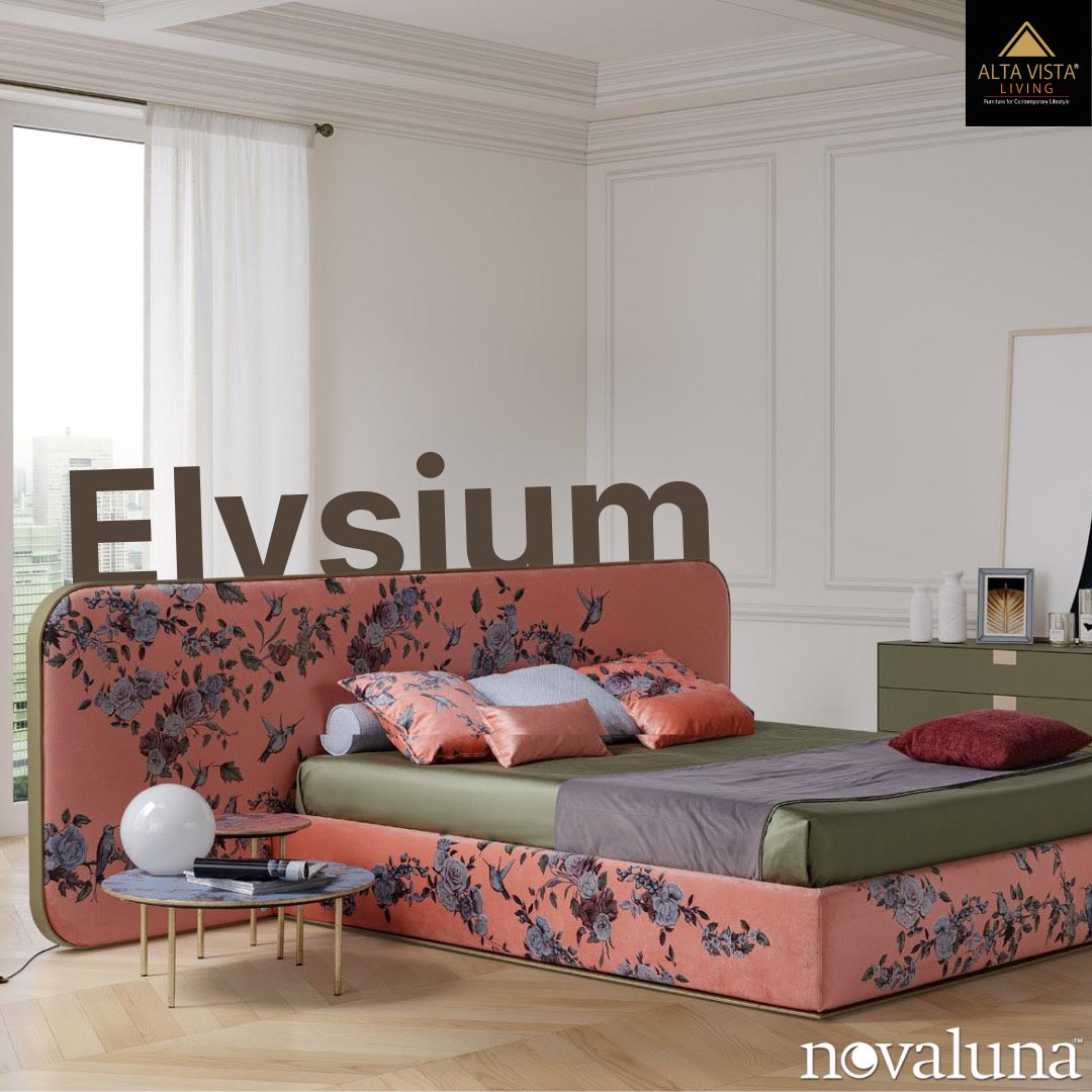 Grace is the main feature of the Elysium bed. The decorations designed exclusively for Novaluna and the treated metal edging embellish both the headboard and the bed frame.
𝑩𝒓𝒂𝒏𝒅: @novalunaitalia

#bedroom #beddesign #madeforbedroom  #bedfabric #roomfurniture
