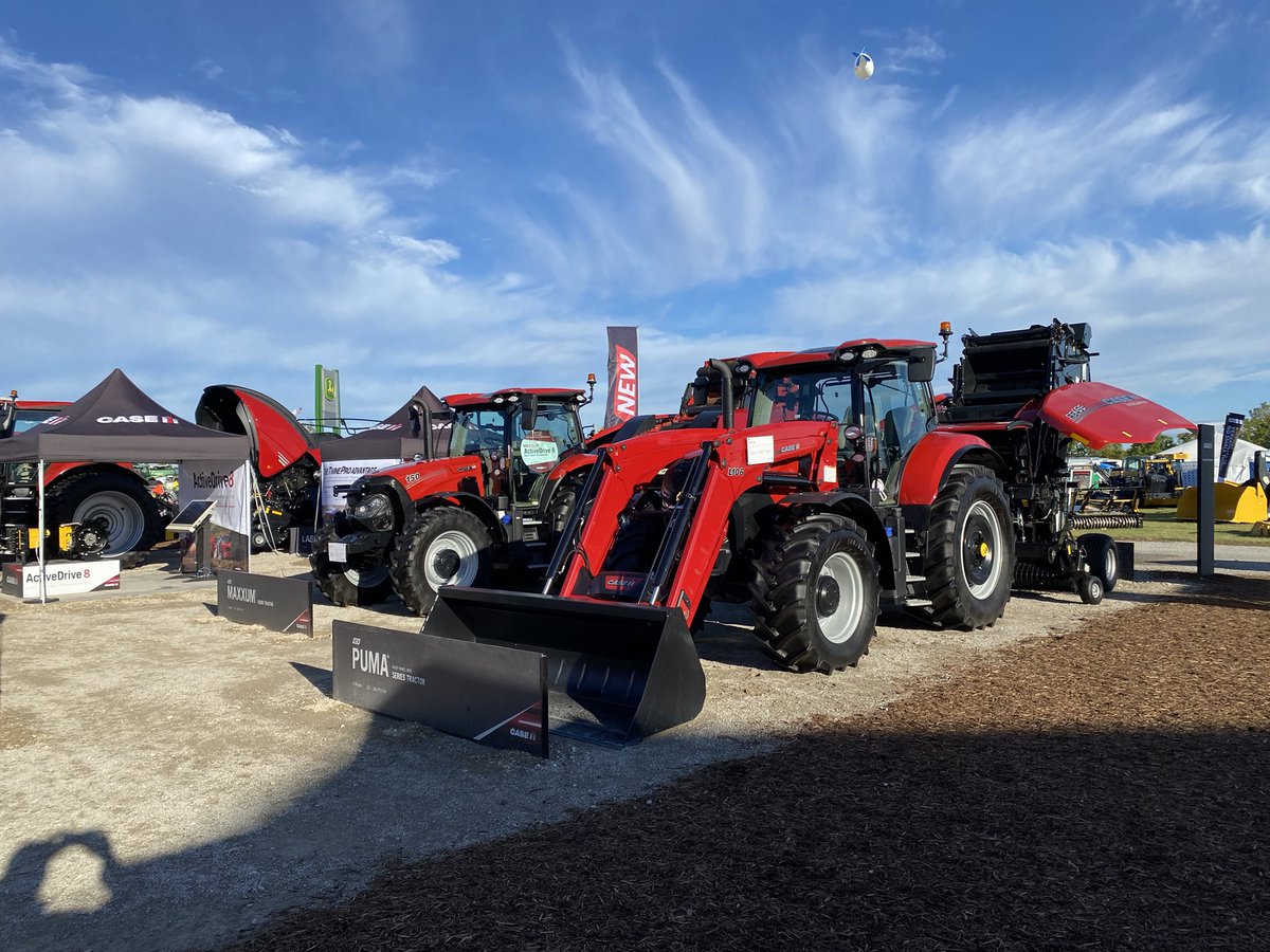Last day of Ohio Farm Science.  It’s 30 degrees cooler on the <a href="/Case_IH/">Case_IH</a> lot than yesterday.