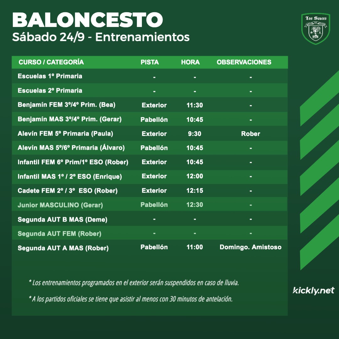 Horarios del sábado 24
Lee más en : deportes.colegiolossauces.com/publication/13…