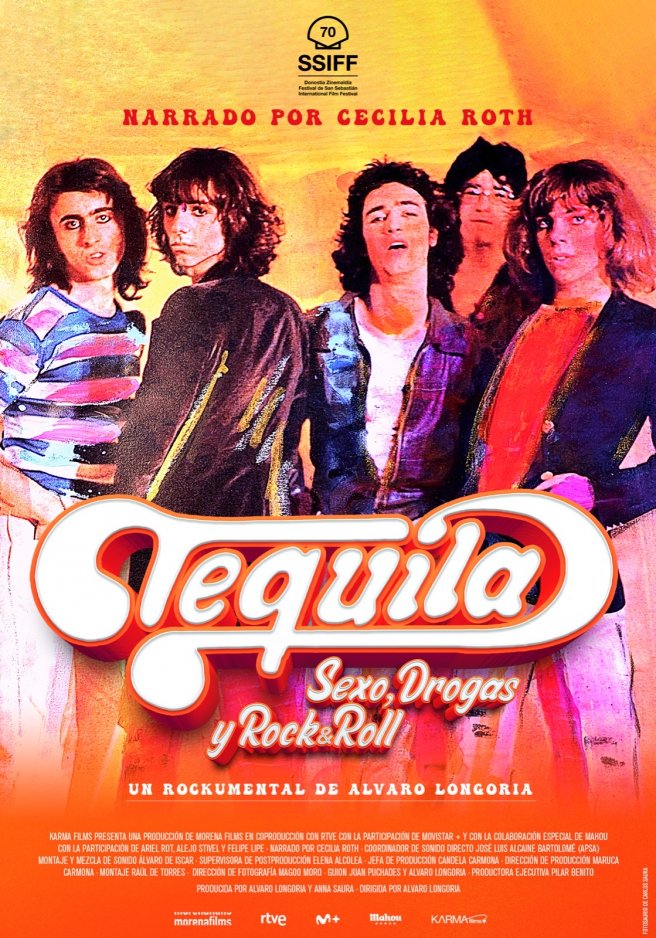Los espectadores del <a href="/sansebastianfes/">Donostia Zinemaldia - Festival de San Sebastián</a> la han amado... ¡y pronto lo vais a hacer todos vosotros! 💫

#TequilaSexoDrogasYRockAndRoll 🤟🎸 se estrenará el próximo 4 de noviembre. ¡No te resistas y ven a bailar el Rock&amp;Roll con nosotros en los cines! 🎶 #70SSIFF