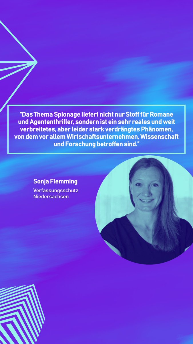 NdsAdditiv's tweet image. Im nächsten Vortrag spricht Sonja Flemming über das Thema: „Spionage: (k)ein Thema in der digitalen Produktion“.

#ForumAdditiveFertigung