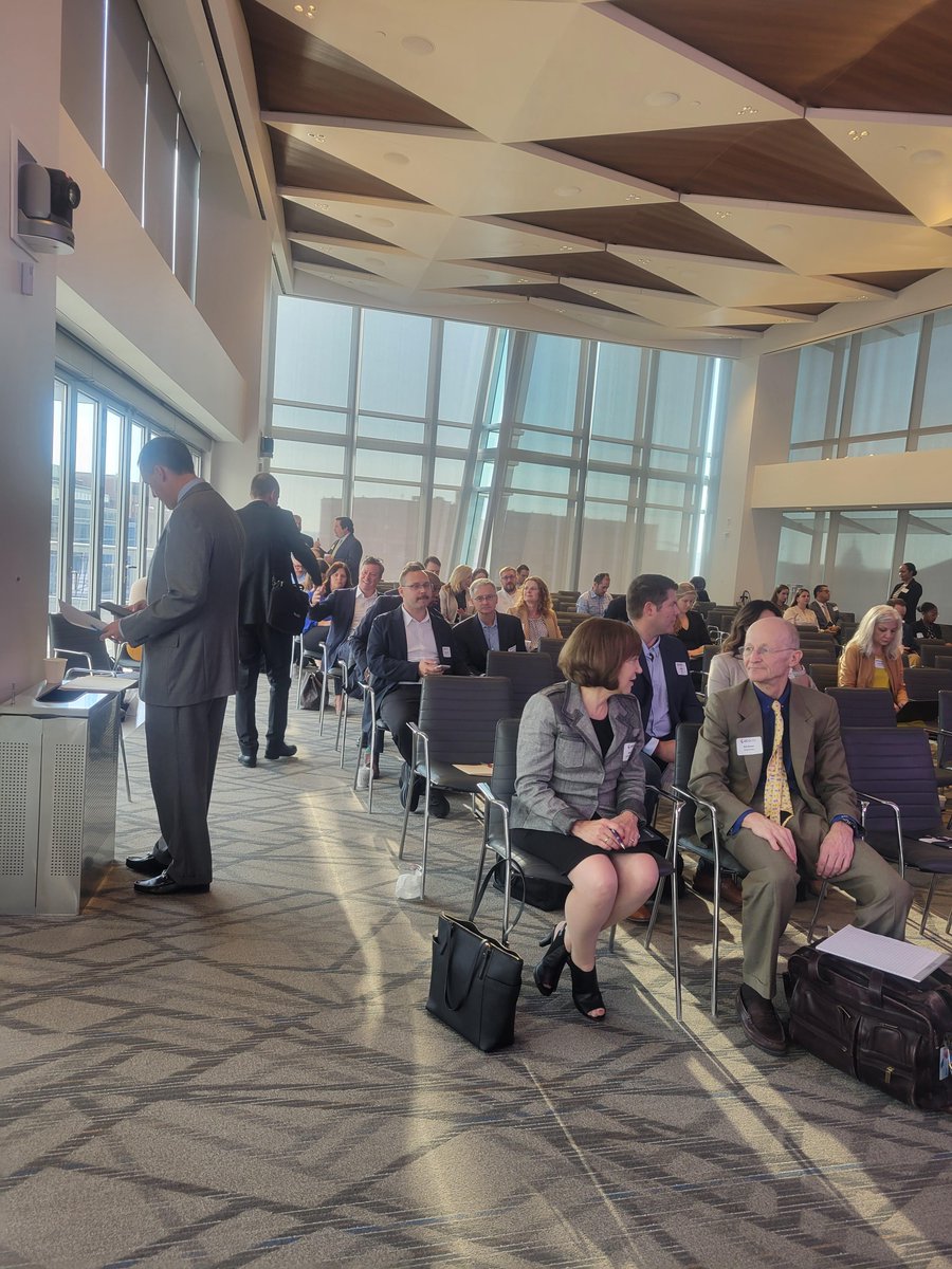 ElecTranAssoc's tweet photo. It’s going to be a house full at #etafintechpolicyforum! @senatorrounds to open shortly. Thanks to @venablellp for hosting, and our sponsors
@Mastercard, @Venablellp, #Pathward, @FISglobal, @Intuit, @KSLaw, @BankofAmerica, @agglaw and @Visa. https://t.co/BrdZBi7Ov5