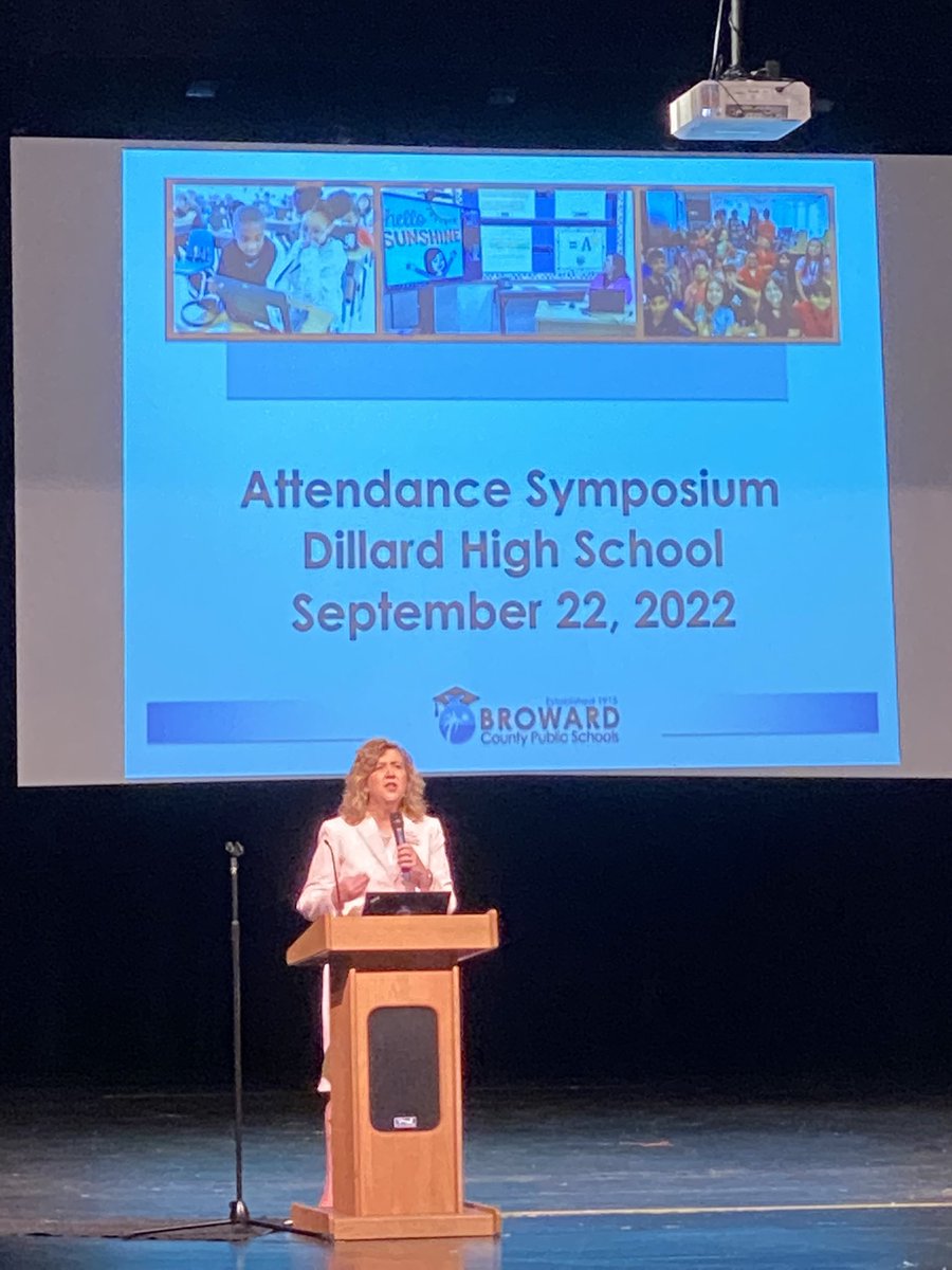 BCPSStudentServ's tweet photo. The Third Annual Attendance Symposium is currently live. Attendance counts every day! @browardschools @ssws_bcpsFL @TheSSWAA https://t.co/QsnmPL1Fzy