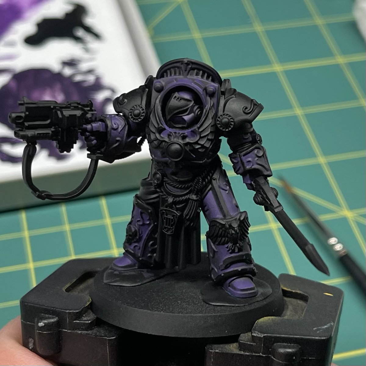 I was gone, but now I’m back 😎 Knocking the rust off with something… familiar 😉 #warmongers #paintingwarhammer