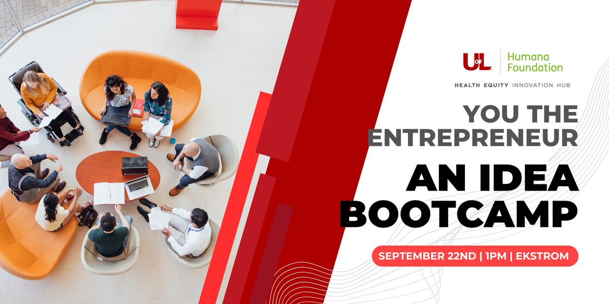 ForForcht's tweet image. What if you had the chance to solve the community problems that mean the most to you. Would you do it? Where would you start?

First, you need an idea! Join us this Thursday, September 22 from 1:00 PM - 2:30 PM,  and head over to Ekstrom Library for a facilitated Idea Bootcamp.